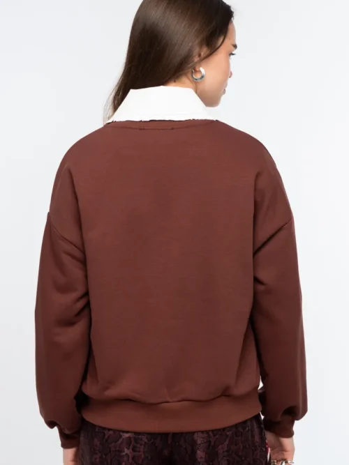 Peace & Chaos Varsity Sweater - Image 2