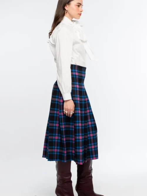 Peace & Chaos Preppy Midi Skirt - Image 3