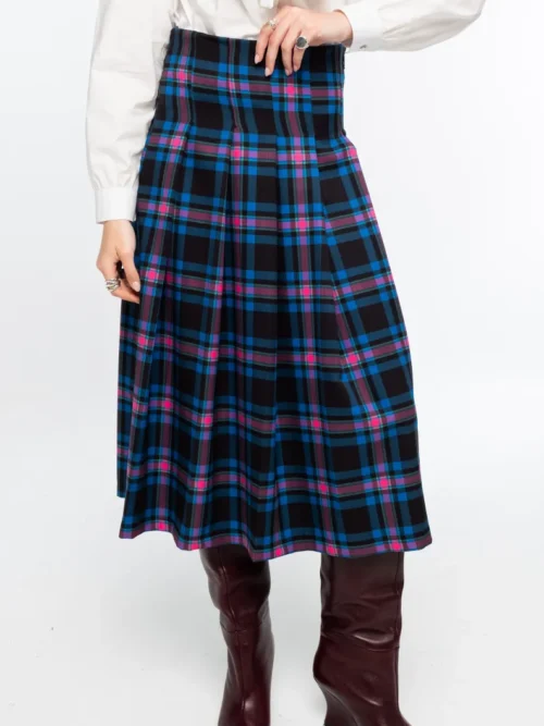 Peace & Chaos Preppy Midi Skirt - Image 5