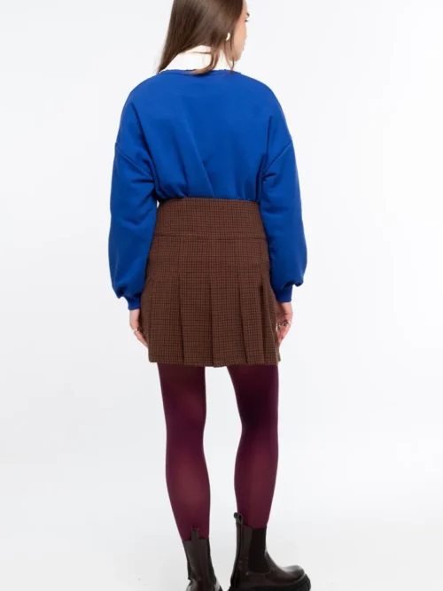 Peace & Chaos Academic Pleated Mini Skirt - Image 2