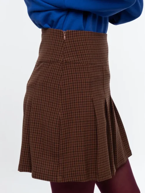 Peace & Chaos Academic Pleated Mini Skirt - Image 6