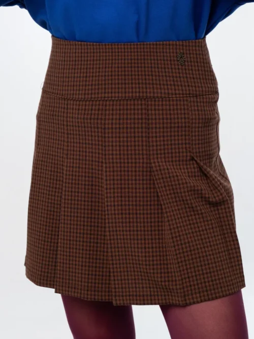 Peace & Chaos Academic Pleated Mini Skirt - Image 5