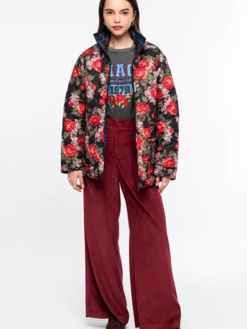 Peace & Chaos Fairytale & Preppy Puffer Jacket - Image 4