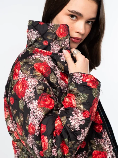 Peace & Chaos Fairytale & Preppy Puffer Jacket - Image 5